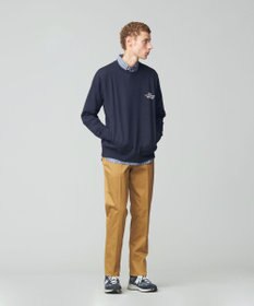 J.PRESS MEN インレージャージー アドレスプリント ロゴトレーナー