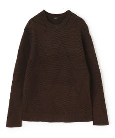 JOSEPH HOMME ビッグジオメトリージャガード　クルーネック