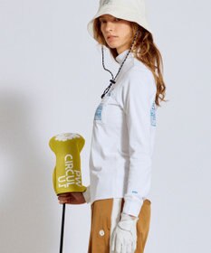 PW CIRCULUS 【吸水速乾 / UV遮蔽率99.5% UVカット / ストレッチ】【WOMEN】DELFT ロングスリーブモックT ゴルフウェア レディース