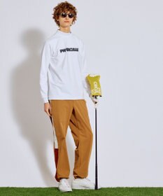 PW CIRCULUS 【吸水速乾 /  UV遮蔽率99.9% UVカット / ストレッチ】【MEN】アニマルグラフィックロングスリーブモックT  ゴルフ