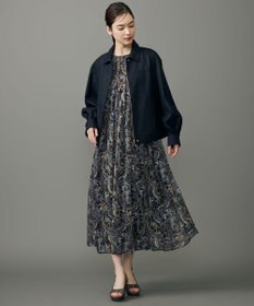 自由区 L 【SHIHOさん着用】ペイズリープリント ワンピース