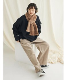 CRAFT STANDARD BOUTIQUE ニットフリースキーネックプルオーバー