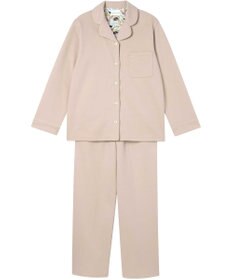 une nana cool 【綿混】ハイゲージダブルエアー 長袖開襟パジャマ MADE WITH LIBERTY FABRIC