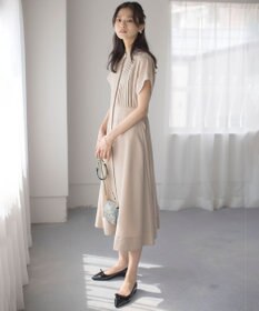 組曲 S 【洗える・ドライタッチ】シアーボイルフロントタック ワンピース