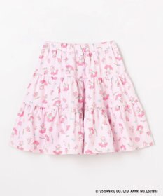ANY KIDS 【マイメロディ＆クロミ×ANY KIDS】総柄 ティアードスカート