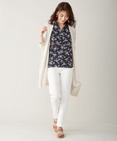 J.PRESS LADIES 10オンス ストレッチ デニム パンツ