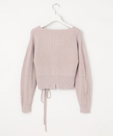 Feroux 【セットアイテム】ケーブルニット×オーガンジースカート