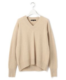 23区 L CARIAGGIウールカシミヤ Vネック ニット