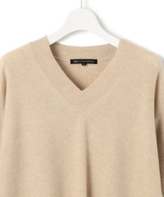 23区 L CARIAGGIウールカシミヤ Vネック ニット