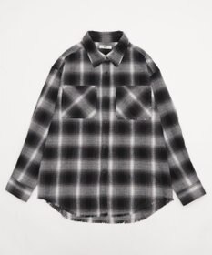 WEGO チェックBIGネルシャツ