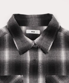 WEGO チェックBIGネルシャツ