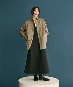 #Newans 【洗濯機可】ロールアップカフスシャツ