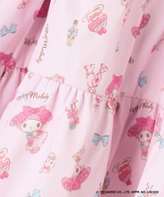 ANY KIDS 【マイメロディ＆クロミ×ANY KIDS】総柄 ティアードスカート