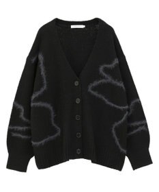 AMERICAN HOLIC ニュアンスライン柄Ｖネックカーディガン