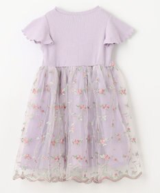 ANY KIDS 刺繍チュールガーリー ワンピース