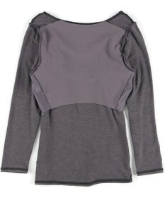 Wing カップ付きインナー あったか素材 ラク きれいなバストシルエット 【シンクロブラトップ】 8分袖 長袖 秋 冬 ET1865 ウイング／ワコール