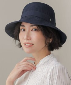J.PRESS LADIES 【WEB限定カラーあり・畳める】ブレードHAT ネイビー系