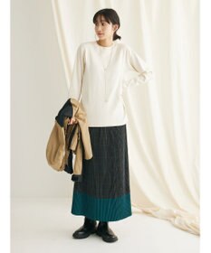 CRAFT STANDARD BOUTIQUE 配色チェックプリーツスカート