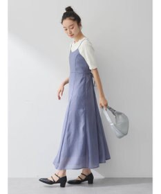 earth music&ecology バックレースアップワンピース