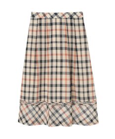 DAKS ウールボイル フレアスカート