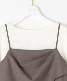 ANY SIS ビスチェワンピース × カットソー セット