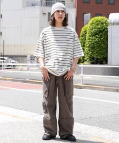 WEGO ワンポイントボーダーT