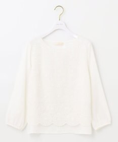 ANY SIS 【洗える】レイヤードレース ブラウス