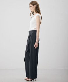 ICB 【CLASSY.掲載】オーガニックコットンリブ フレンチスリーブニット