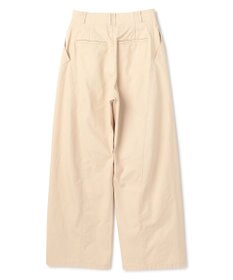 BEIGE， PREHNA / コットンツイル カービーシームワイドパンツ