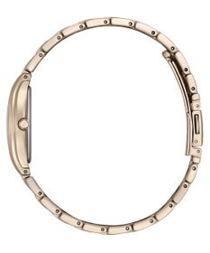 CITIZEN 【電池交換不要】サクラカラーのトノー型ウオッチ