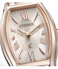 CITIZEN 【電池交換不要】サクラカラーのトノー型ウオッチ