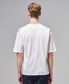 JOSEPH HOMME オリエンタルジャガードニットブロック　クルーネック半袖カットソー