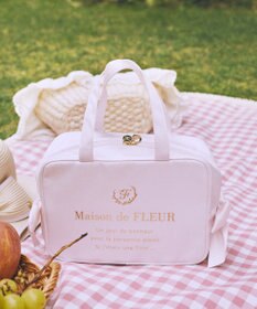 Maison de FLEUR 【保冷機能付き】サテンサイドリボン保冷バッグ