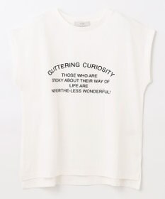 ANY L フロッキーロゴフレンチスリーブTシャツ