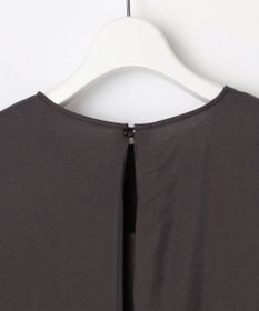 自由区 S 【セットアップ対応・接触冷感・UVケア・洗える】エアリーツイルノースリーブ ブラウス