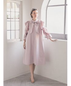 Maison de FLEUR ラッフルボウタイワンピース