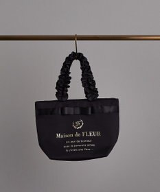 Maison de FLEUR ブランドロゴフリルハンドルトートSバッグ