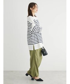 Green Parks パネルボーダーチュニック