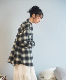 WEGO 【ユニセックス着用ITEM/SMLサイズ展開】チェックネルシャツ