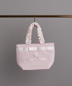 Maison de FLEUR ブランドロゴフリルハンドルトートSバッグ