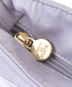 Maison de FLEUR ブランドロゴフリルハンドルトートSバッグ