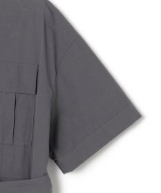 uncrave カラータイプライター シャツワンピース