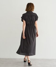 YECCA VECCA 【ORGABITS】タックシャツワンピース