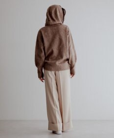 CRAFT STANDARD BOUTIQUE フードストール付きニットプルオーバー