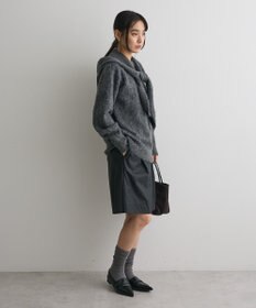 CRAFT STANDARD BOUTIQUE フードストール付きニットプルオーバー