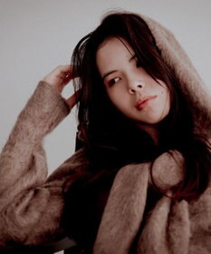 CRAFT STANDARD BOUTIQUE フードストール付きニットプルオーバー