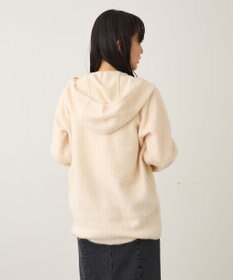 CRAFT STANDARD BOUTIQUE フードストール付きニットプルオーバー