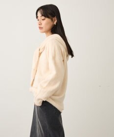 CRAFT STANDARD BOUTIQUE フードストール付きニットプルオーバー