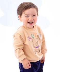 MIKI HOUSE HOT BISCUITS 【80-110cm】【NEW Color Series】裏毛パイル素材 トレーナー