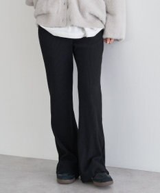 earth music&ecology セルフカットテレコフレアパンツ